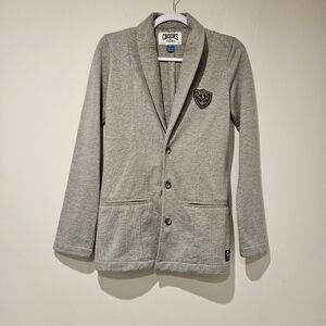Crooks & Castles Women's Light Gray Blazer, Size Small